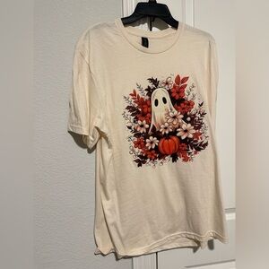 Floral ghost fall/Halloween shirt